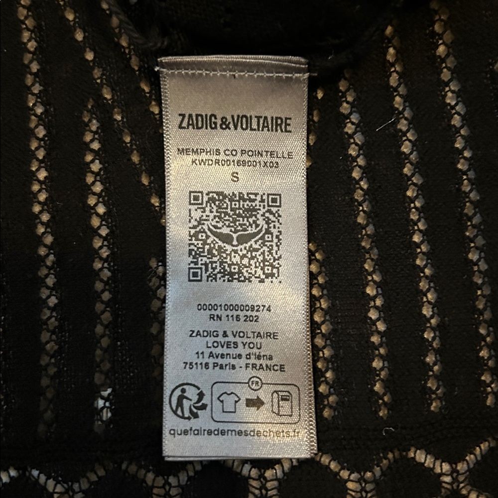 Zadig & Voltaire Memphis Pointelle-Knit Maxi Dress *no slip* - Picture 13 of 14